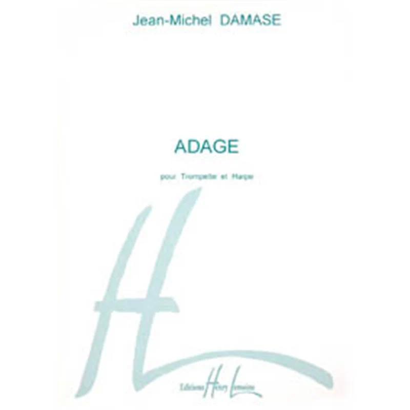 Jean-Michel Damase - Adage - Trompette et Harpe