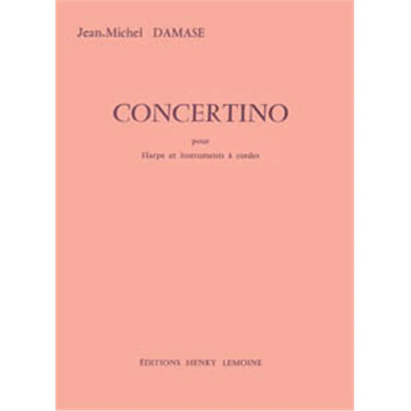 Jean-Michel Damase - Concertino pour Harpe - Harpe et Orchestre A Cordes (conducteur et Parties)