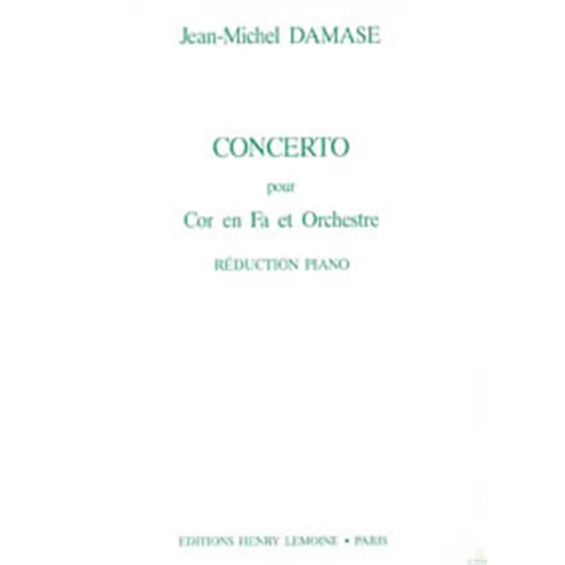 Jean-Michel Damase - Concerto pour Cor en Fa - Cor et Piano (reduction)