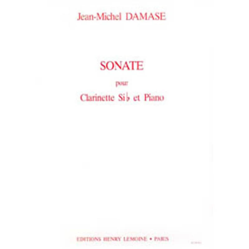 Jean-Michel Damase - Sonate - Clarinette et Piano