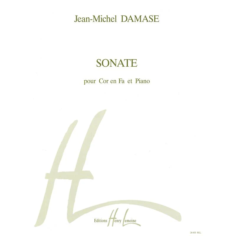 Jean-Michel Damase - Sonate - Cor et Piano