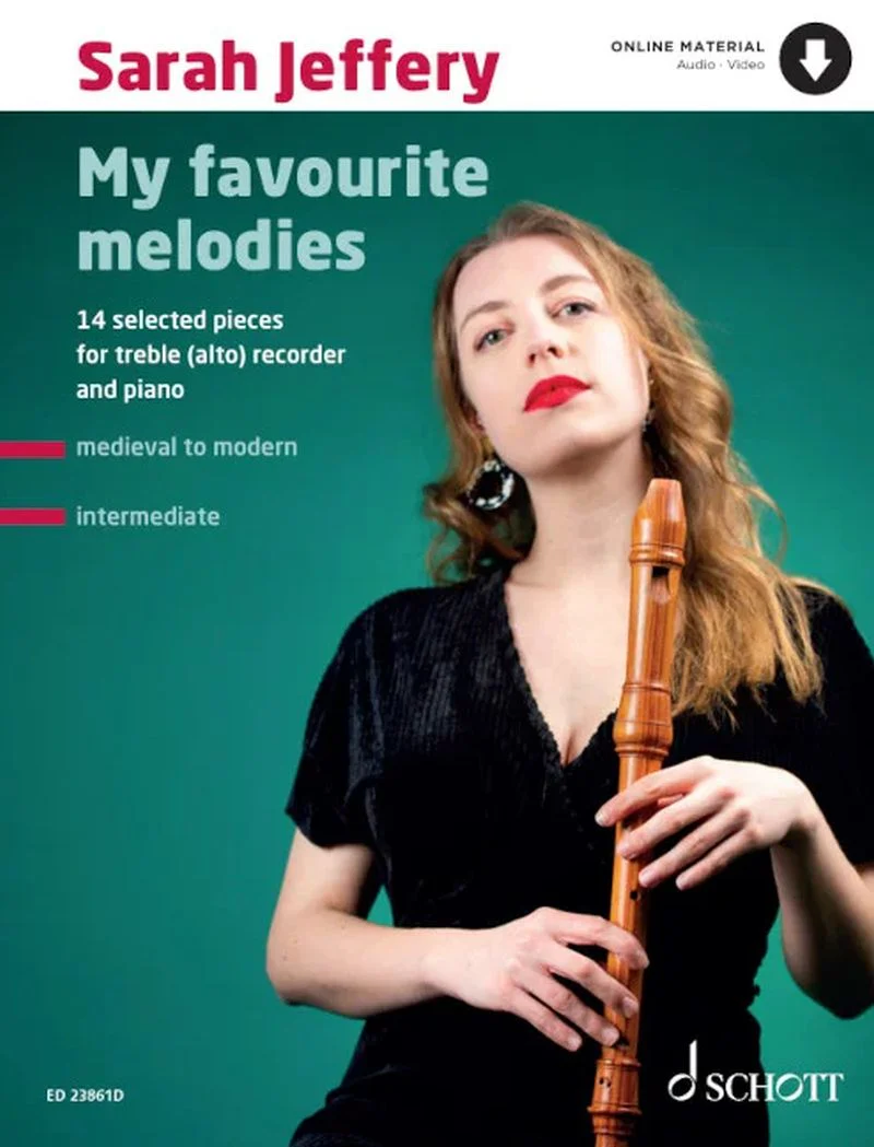 Jeffery Sarah : My favourite melodies +AO - Flûte à bec alto et piano