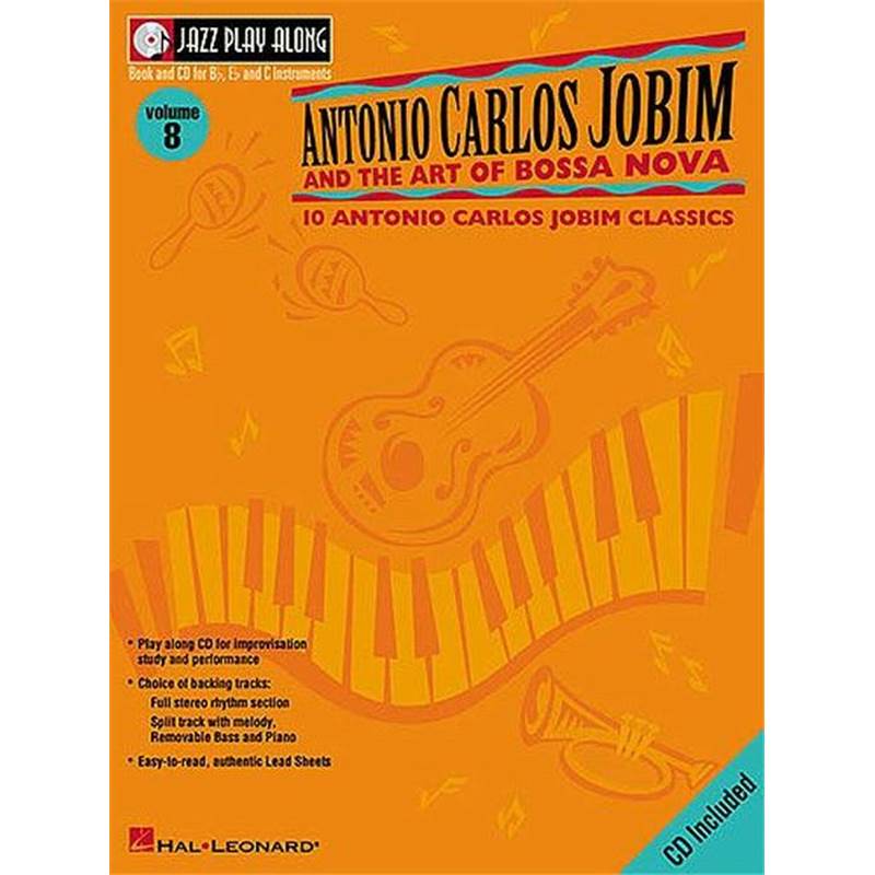 Jobim Antonio Carlos - Jazz Play Along Vol.008 + Cd