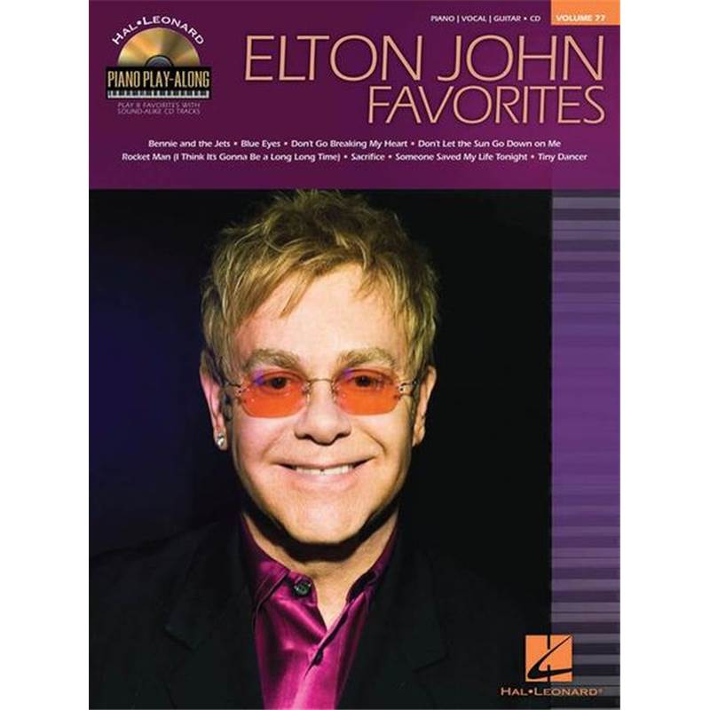 John Elton - Piano Play Along Vol.077 Favorites + Cd