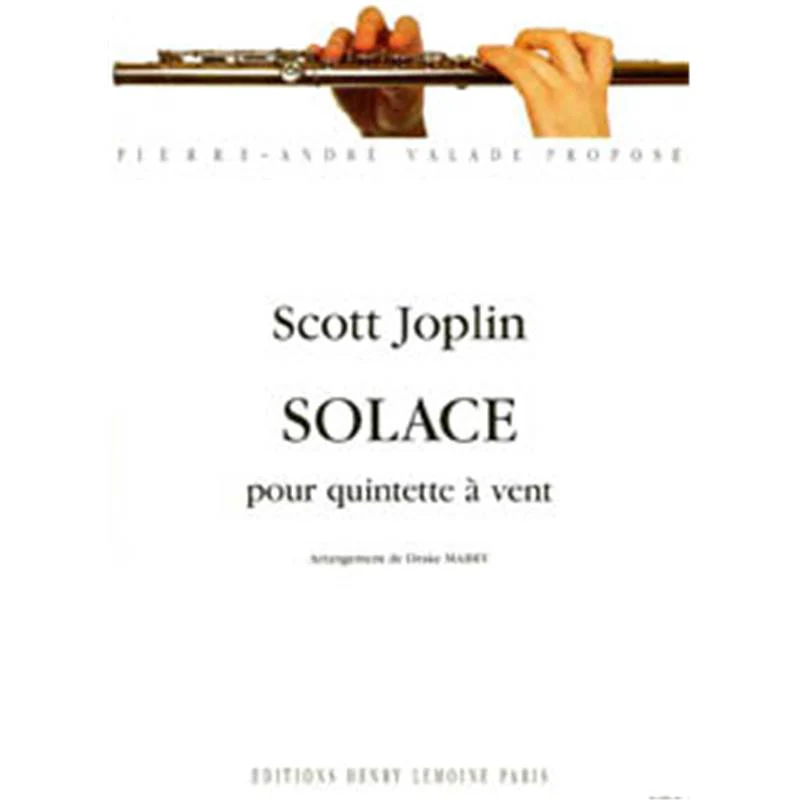 Joplin Scott - Solace - Quintette D'instruments A Vent (conducteur et Parties)