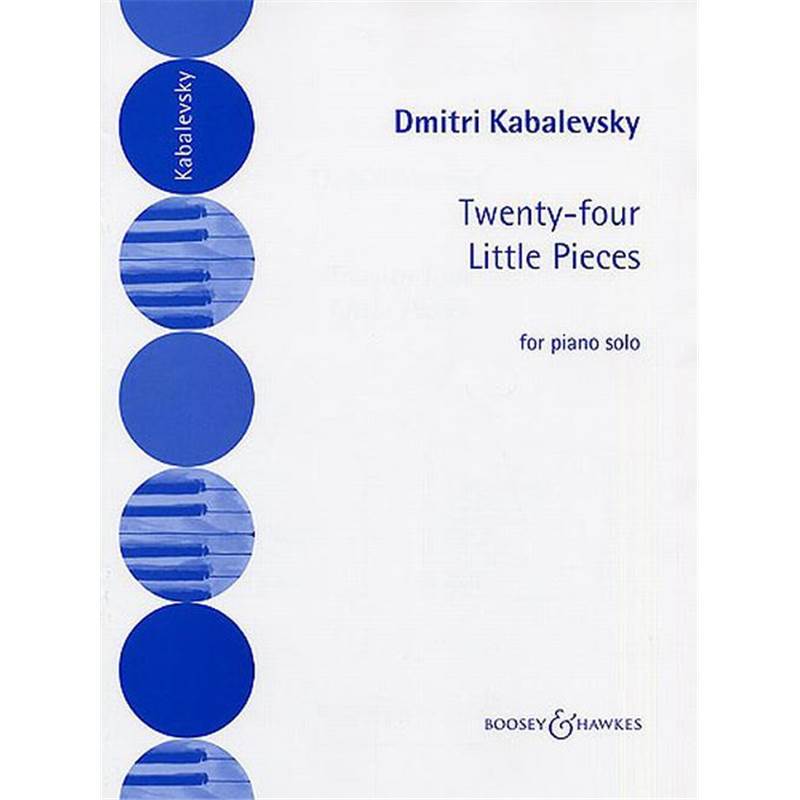 Kabalevski Dimitri - 24 Petites Pieces Op.39 pour Piano