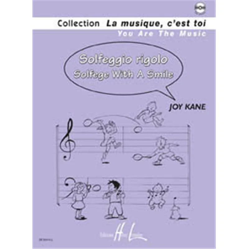 Kane Joy - Solfeggio Rigolo - Solfege With A Smile + Cd - Formation Musicale
