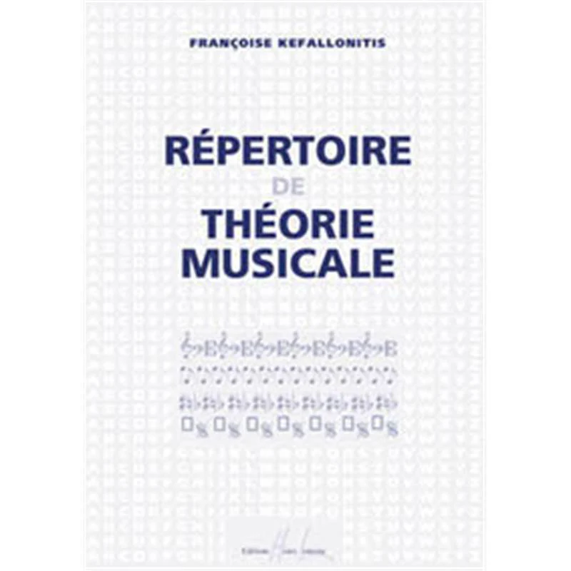 Kefallonitis Francoise - Repertoire de Theorie