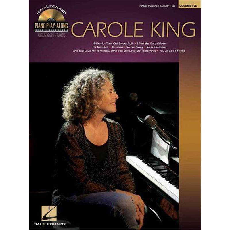 King Carole - Piano Play Along Vol.106 + Cd