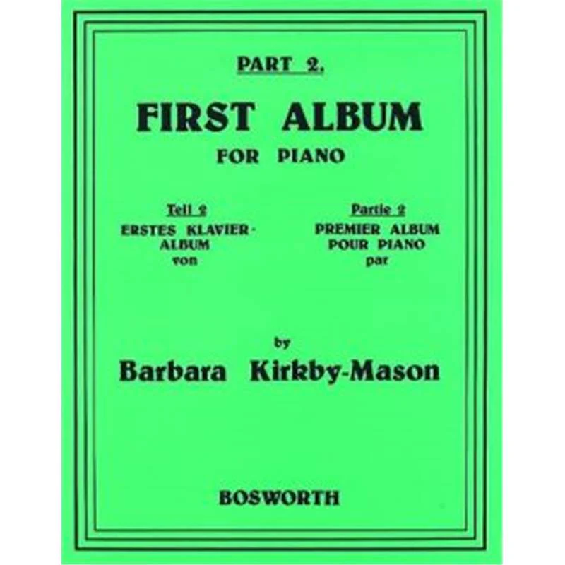 Kirkby Mason Barbara - First Album Vol.2 Piano