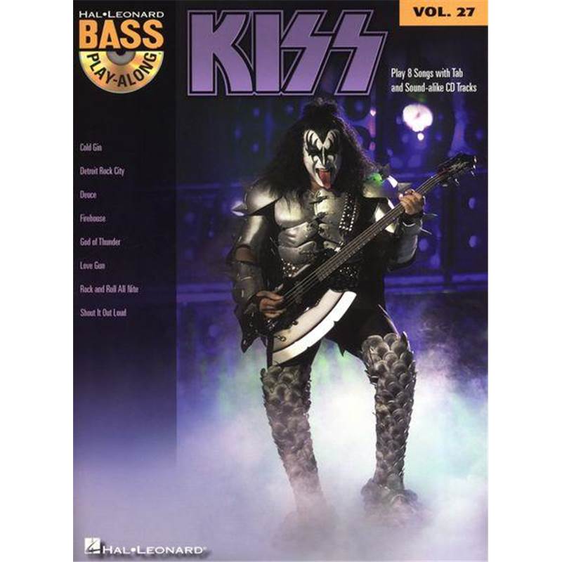 Kiss - Bass Play-along Vol.27 + Cd