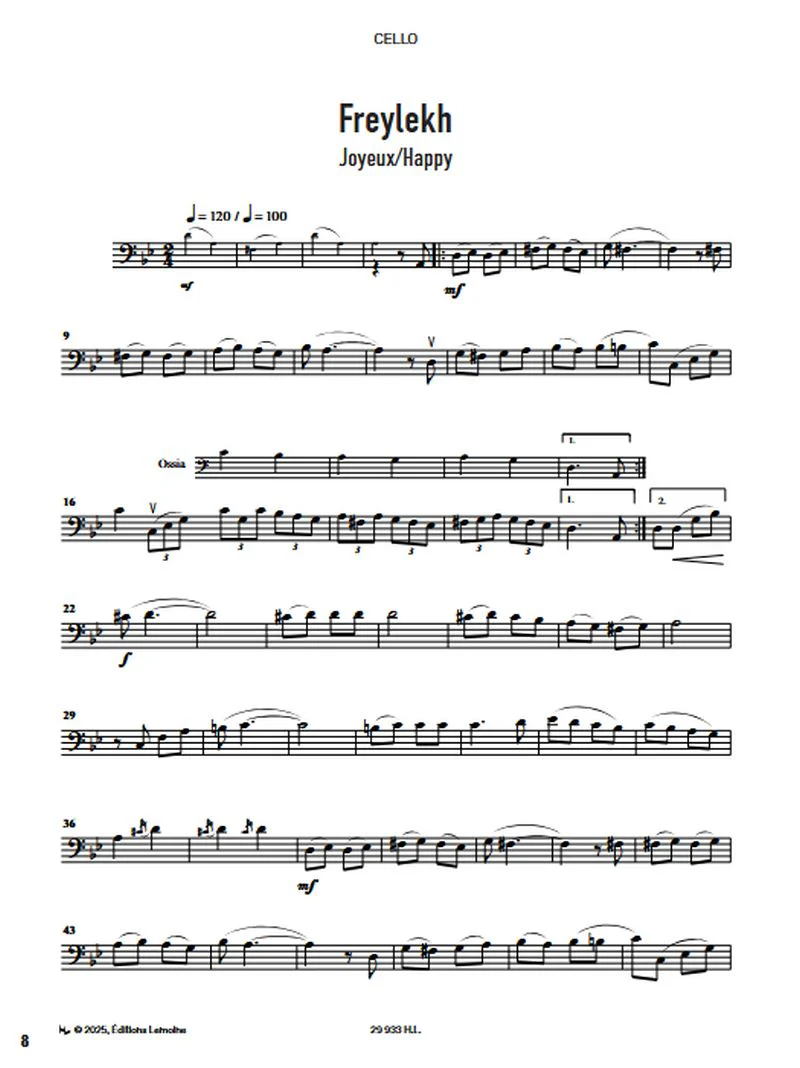 Klezmer, Gipsy, Armenian music V1 +AO - Violoncelle - Image 3