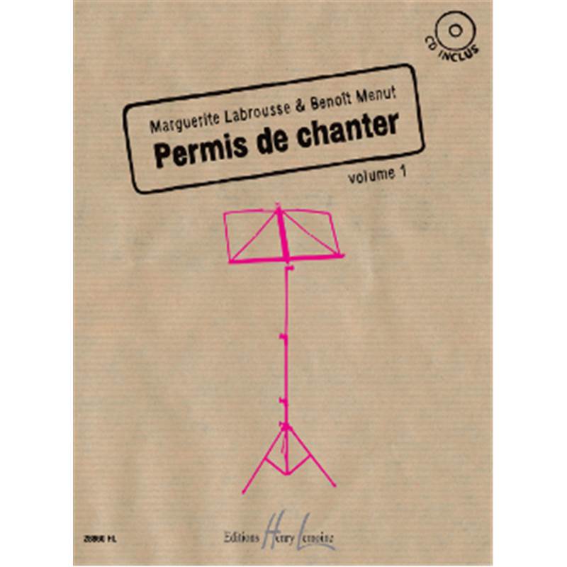 Labrousse M/Menut B - Permis de Chanter Vol.1 + Cd