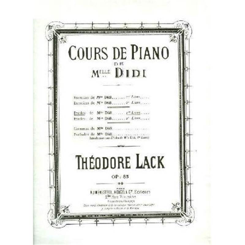 Lack Theodore - Cours de Mlle Didi Etudes Deuxieme Livre