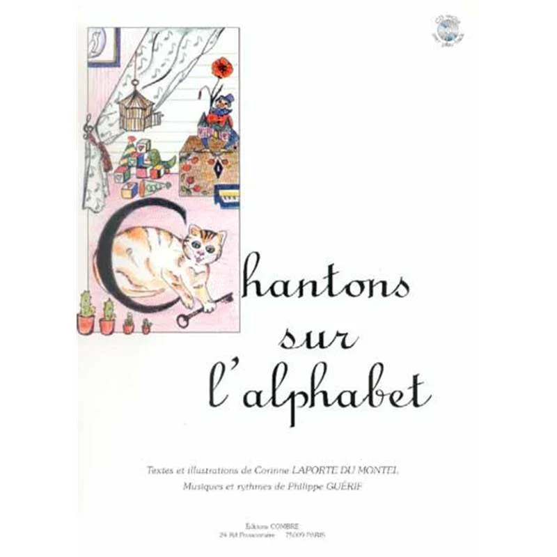 Laporte M/guerif - Chantons Sur L'alphabet avec Play-back + Cd - Formation Musicale