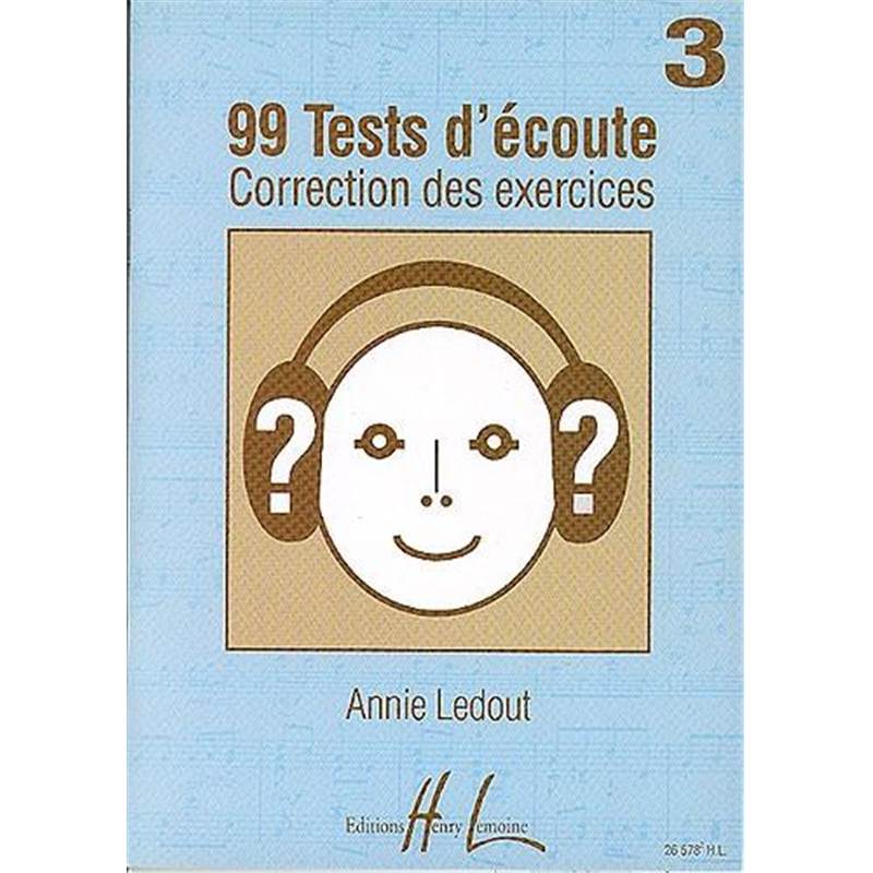 Ledout Annie - 99 Tests D'ecoute Vol.3 Corriges