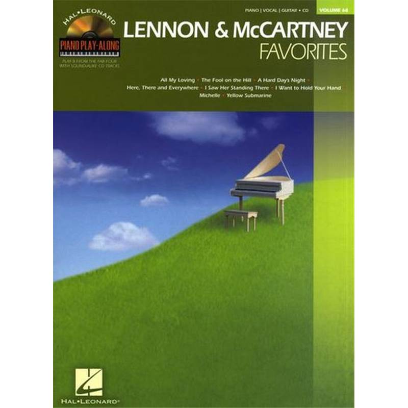 Lennon / Mc Cartney - Piano Play Along Vol.068 Favorites + Cd