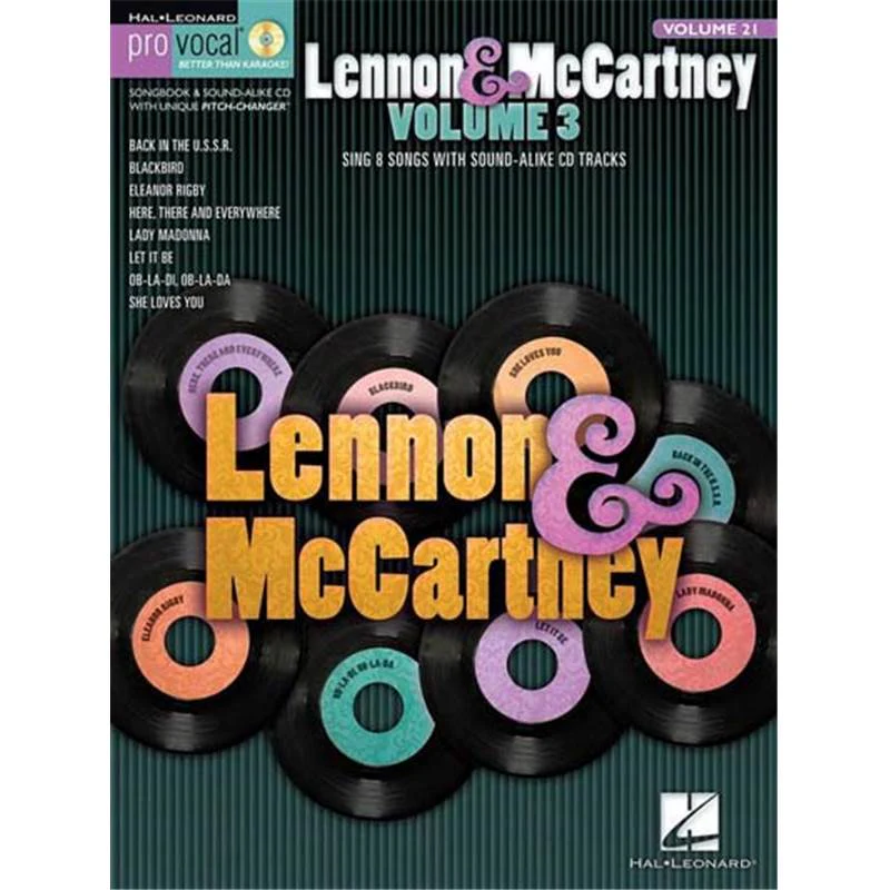 Lennon / Mc Cartney - Pro Vocal For Male Singers Vol.21 + Cd