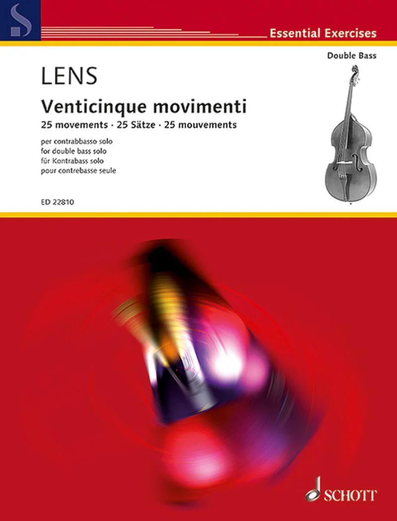 Lens Nicholas - 25 Mouvements - Contrebasse Solo