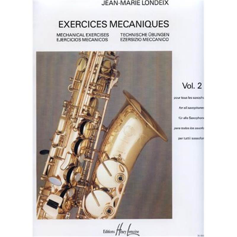Londeix Jean-Marie - Exercices Mecaniques Vol.2