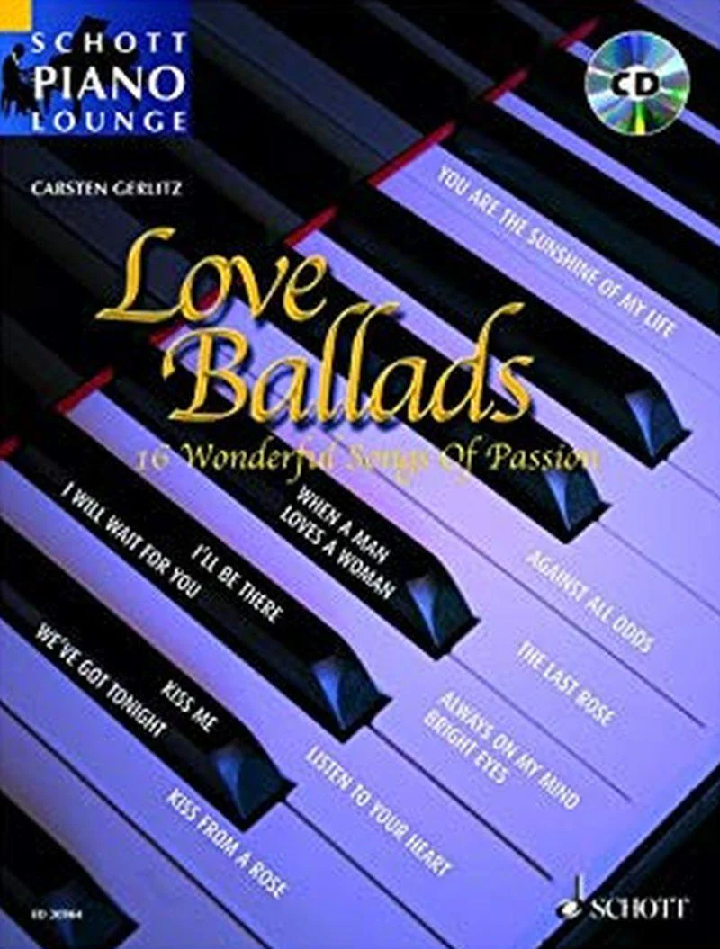 Love Ballads (arrangements de Gerlitz Carsten) +cd - Piano