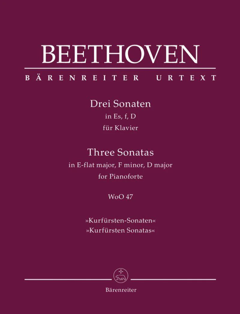 Ludwig Van Beethoven - 3 Sonates Woo47 Dites Kurfursten (a L'electeur) - Piano