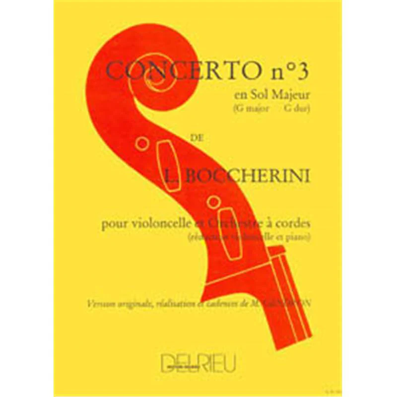 Luigi Boccherini - Concerto N°3 en Sol Maj. G480 N°7 - Violoncelle et Piano