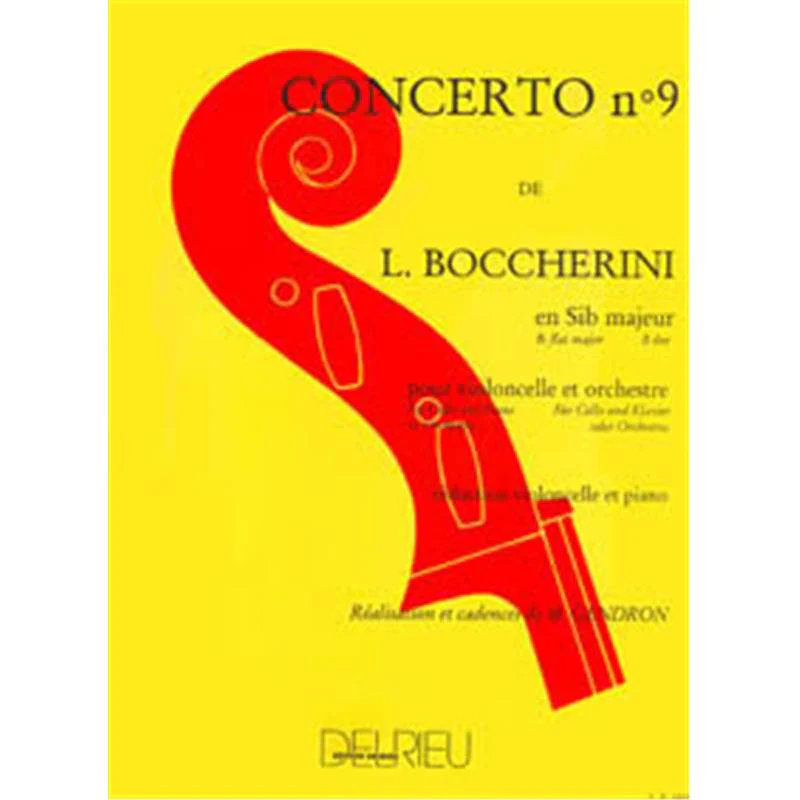 Luigi Boccherini - Concerto N°9 en Sib Maj. G482 - Violoncelle et Piano
