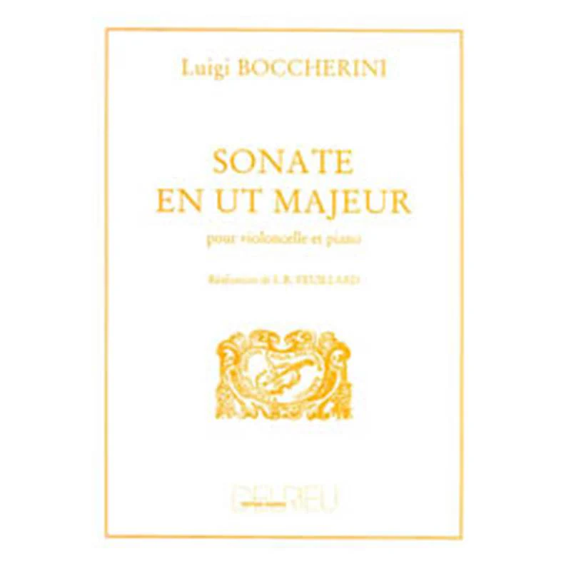 Luigi Boccherini - Sonate en Ut Maj. - Violoncelle et Piano