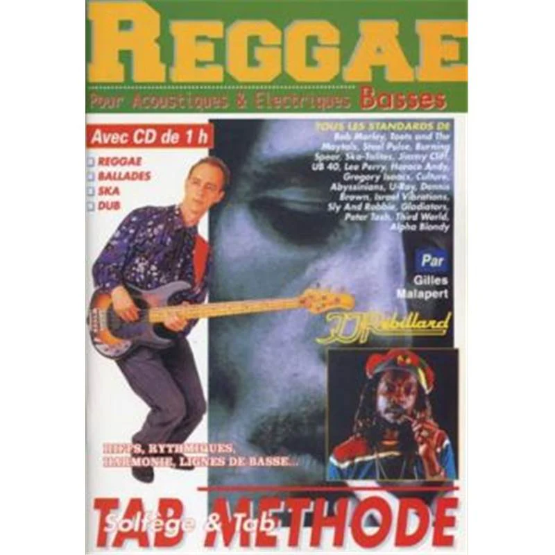 Malapert Gilles - Reggae pour Basses Acoustiques et Electriques + Cd