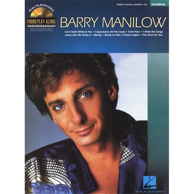 Manilow Barry - Piano Play Along Vol.086 + Cd