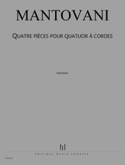 Mantovani Bruno - Quatuor A Cordes N°3 - Conducteur et Parties Separees