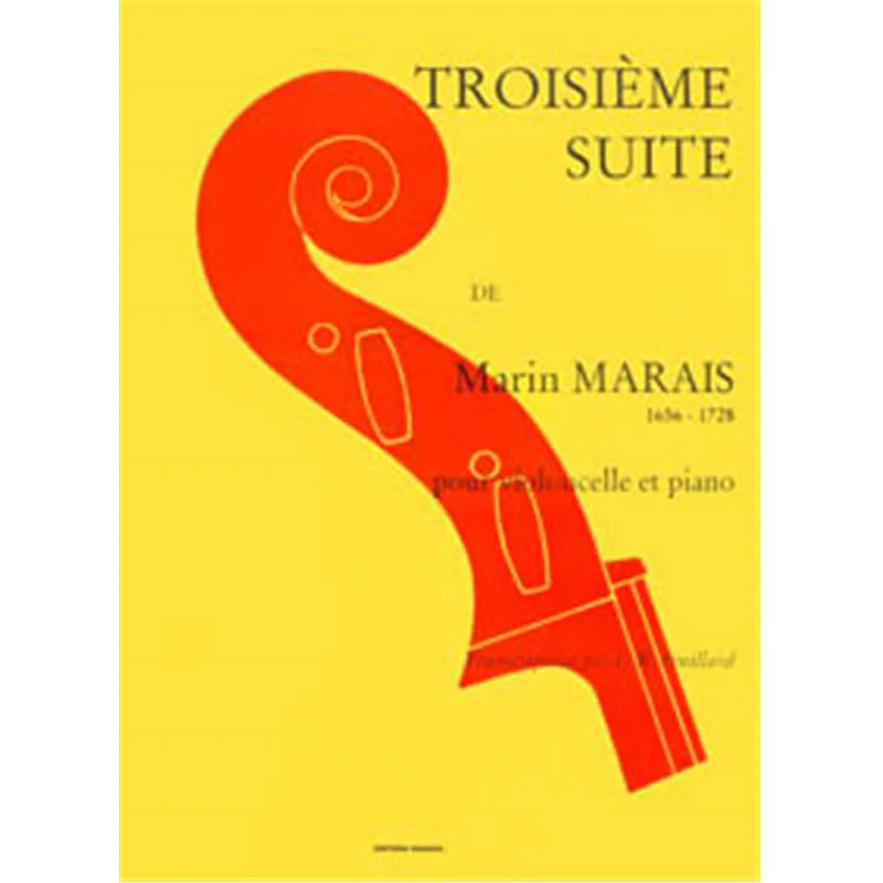 Marais Marin - Suite N°3 - Violoncelle et Piano