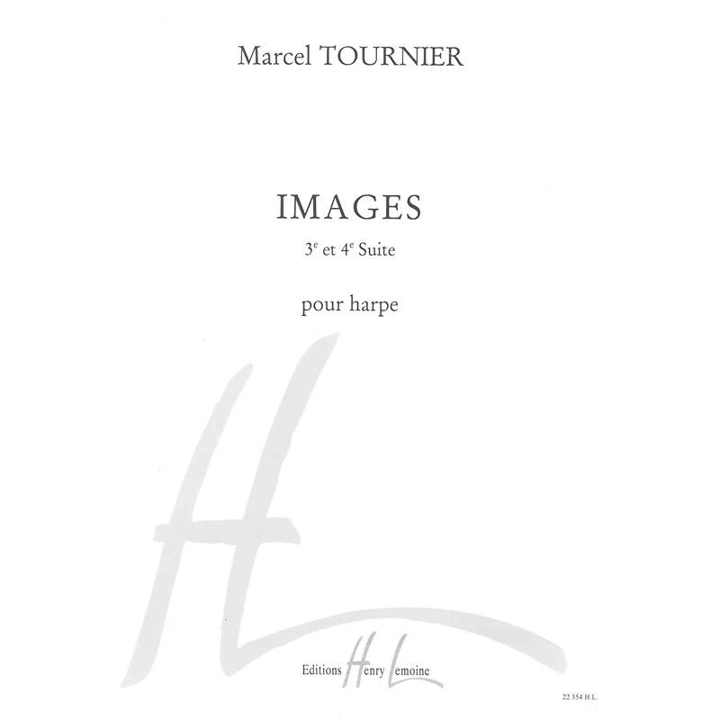 Marcel Tournier - Images : Suite N°3 et 4 - Harpe