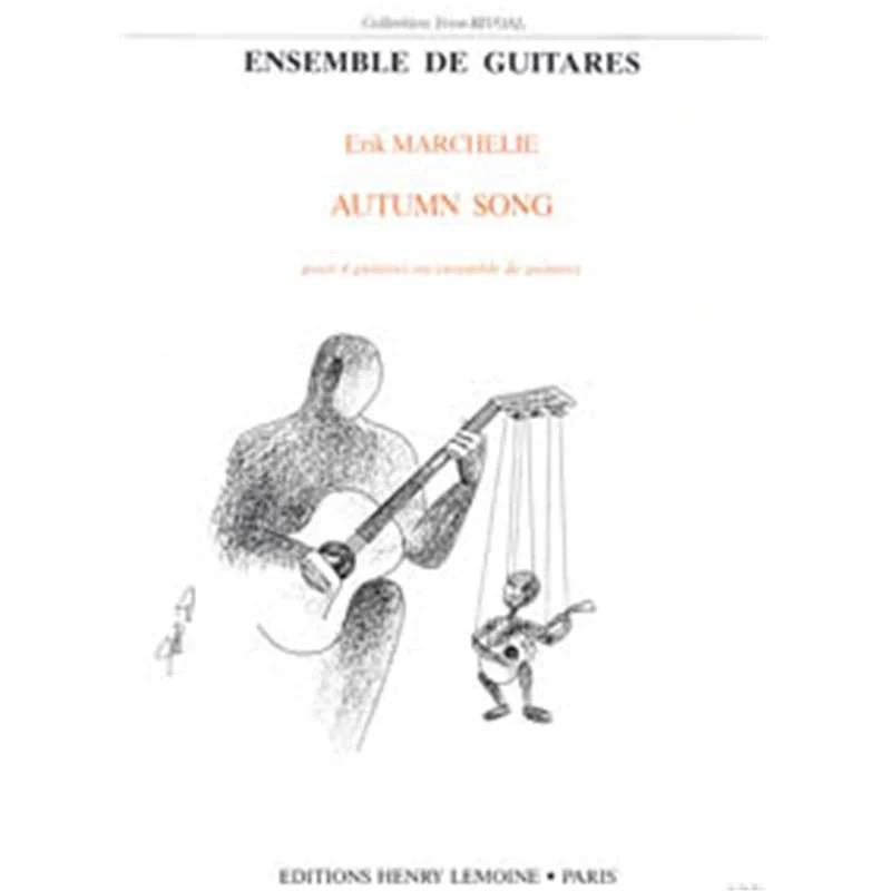 Marchelie Erik - Autumn Song - 4 Guitares (conducteur et Parties)