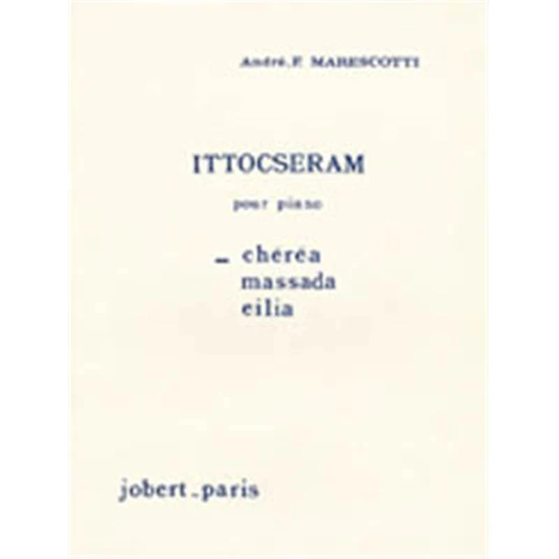 Marescotti Af - Ittocseram - Cherea - Piano