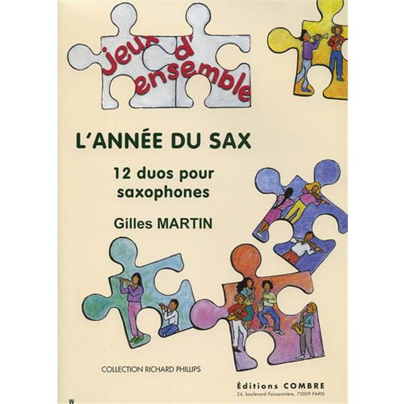 Martin Gilles - L'annee du Sax (12 Duos) - 2 Saxophones