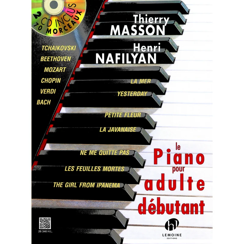 Masson T/nafilyan H - Methode de Piano pour Adulte Debutant + 2cd