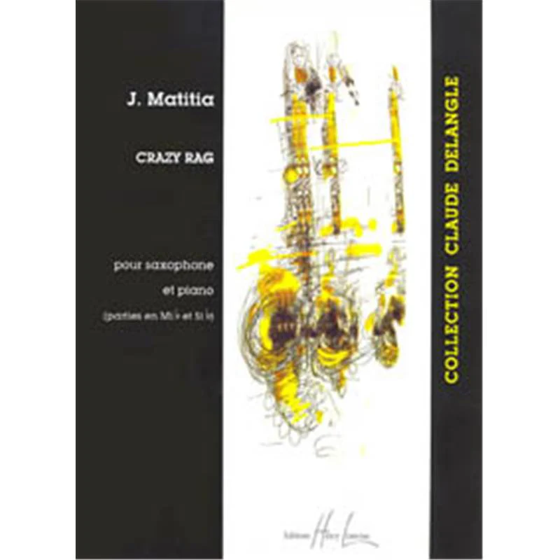 Matitia Jean - Crazy Rag - Saxophone (mib ou Sib) et Piano