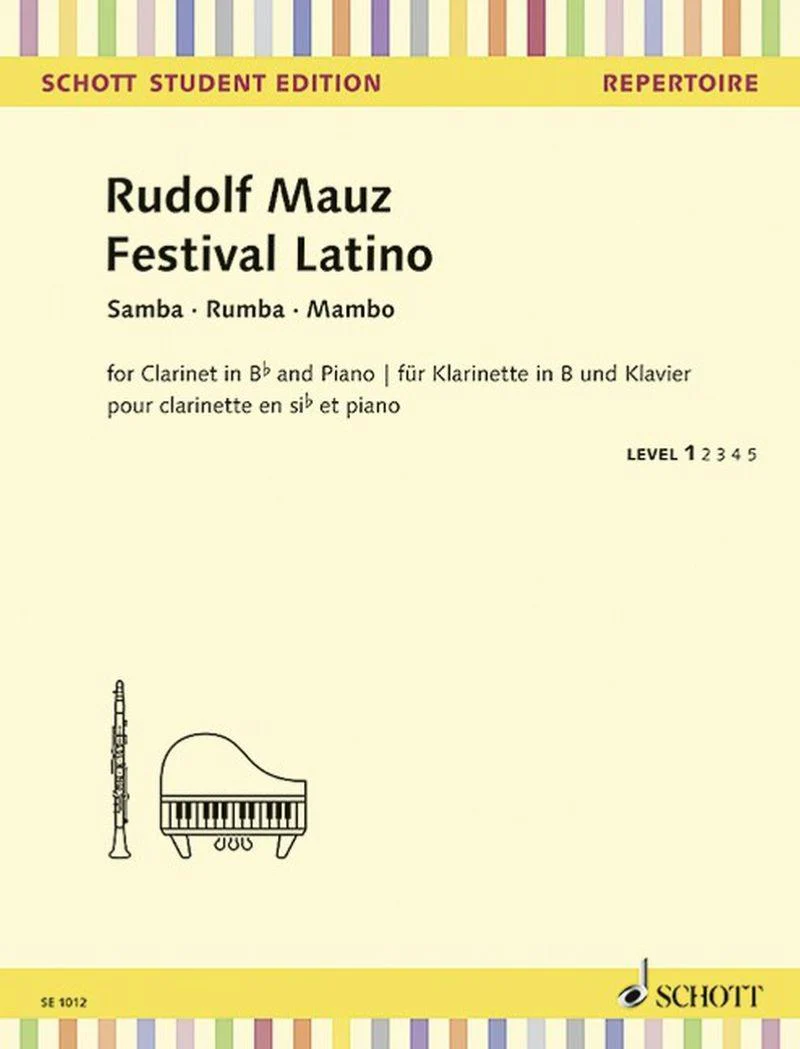 Mauz Rudolf - Festival Latino - Clarinette Sib et Piano
