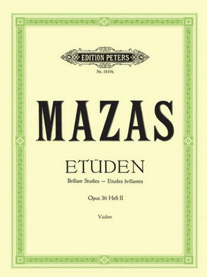 Mazas Jacques Fereol - Etudes Op.36 Vol.2 (etudes Brillantes) - Violon Solo