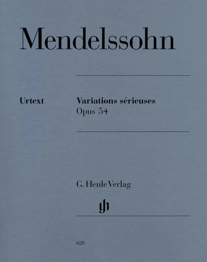 Mendelssohn Felix - Variations Serieuses Opus 54 - Piano