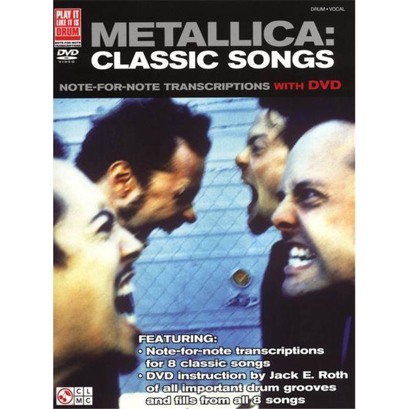 Metallica - Classic Songs Drums + Dvd