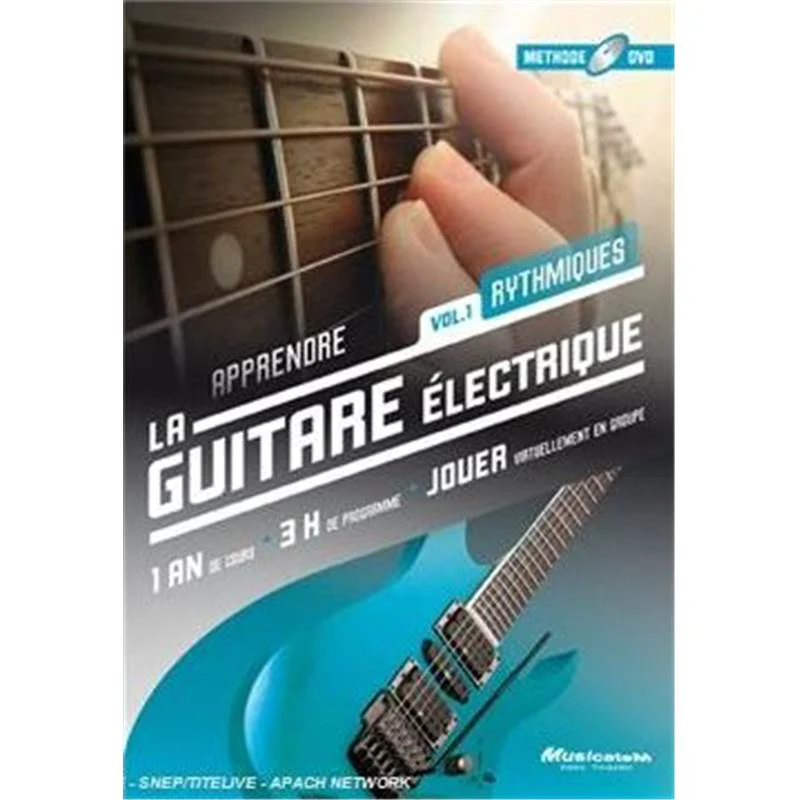 Methode de Guitare Electrique 1 An de Cours Vol.1 Dvd