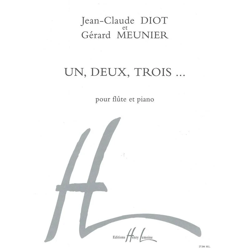Meunier/Diot - Un Deux Trois... - Flute et Piano
