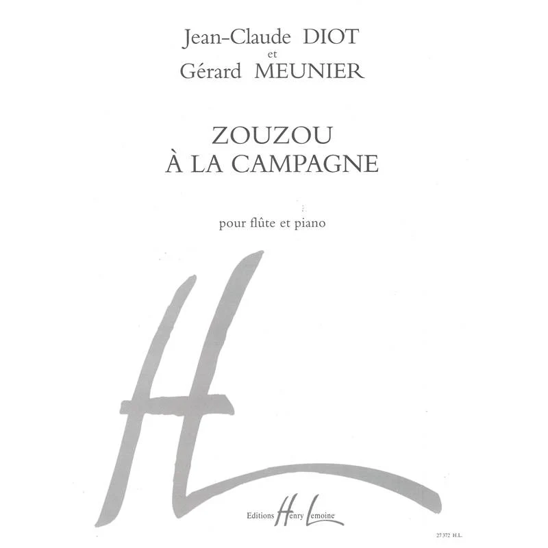 Meunier/Diot - Zouzou A la Campagne - Flute et Piano