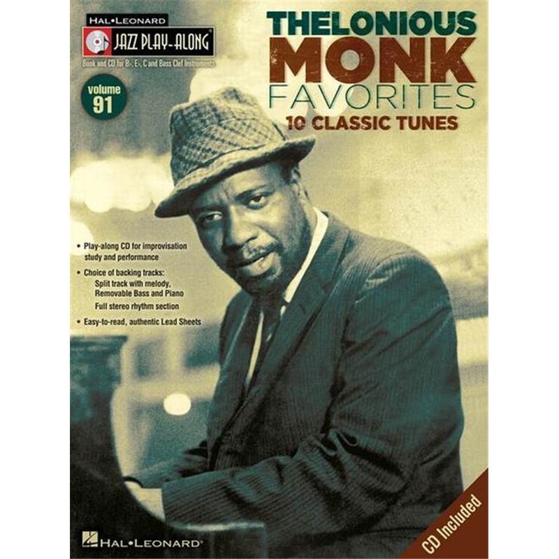 Monk Thelonious - Jazz Play Along Vol.091 avec un accès audio