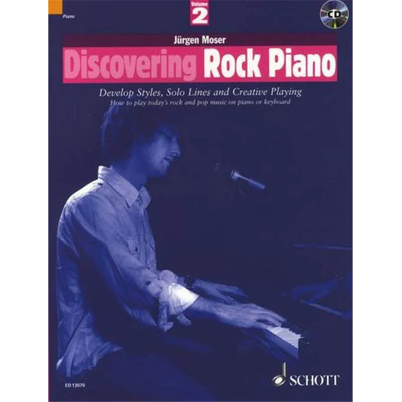 Moser Jurgen - Discovering Rock Piano Vol.2 + Cd Piano