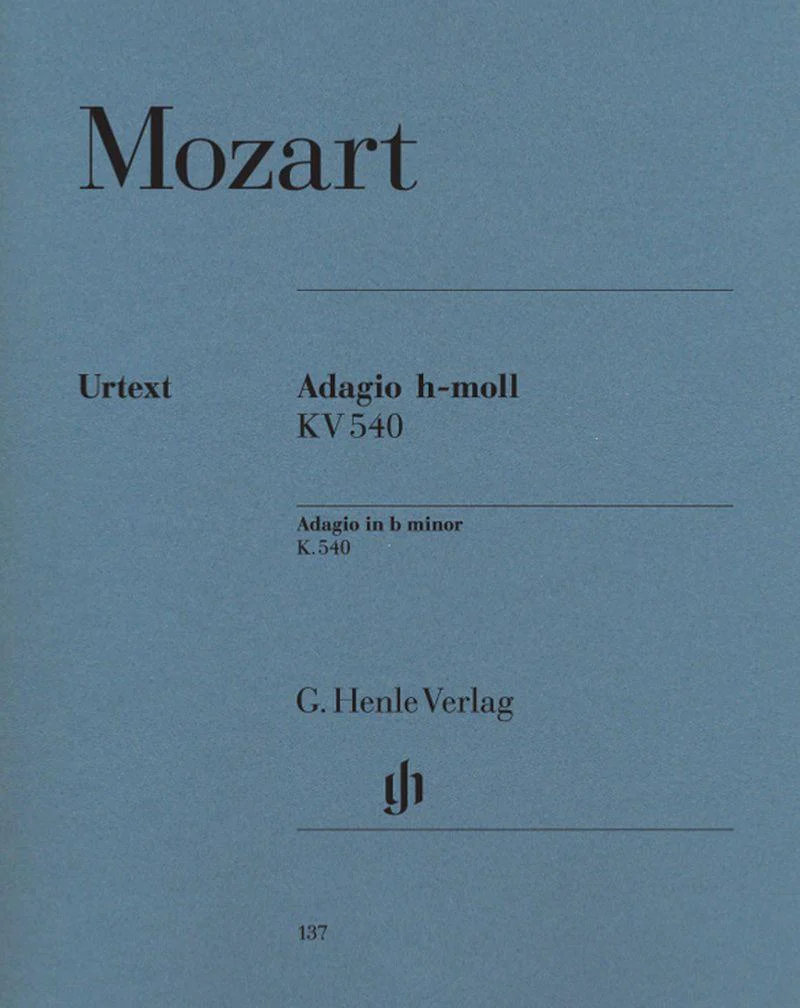 Mozart W.A. - Adagio Kv 540 en Si Mineur - Piano