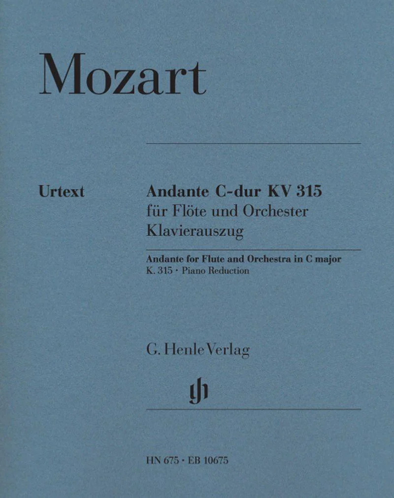 Mozart W.A. - Andante Kv 315 en Do Majeur - Flute et Piano
